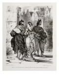 Faust de Goethe  livre ayant appartenu à Delacroix : Faust et Marguerite dans la ville  Mephisto à