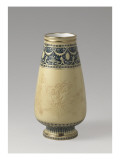 Vase jaune conique