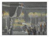 L'exposition du corps du roi Jérôme-Napoléon mort le 24 juin 1860  dans la chapelle ardente