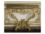 Console provenant de l'appartement de la marquise de Pompadour à Versailles  pieds galbés en
