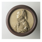 Portrait en buste de Marie Tudor (1518-1588)  reine d'Angleterre  d'après la médaille de Jacopo da