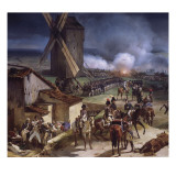 Bataille de Valmy  remportée par le général Kellermann  le 20 septembre 1792