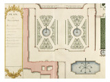 Recueil des "Plans des châteaux et jardins de Versailles en 1720" ; Composé pour Louis-Antoine de