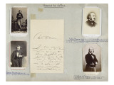 Album Disdéri n°6 page 15 Hommes de lettres 103-Arsène Houssaye 1815-1896 104-Arsène Houssaye