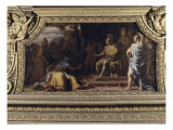 Vue intérieure: grands appartements: salon de Mercure : Alexandre le Grand vers 1672