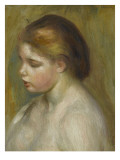 Jeune femme nue en buste