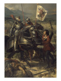Bataille de Fornoue  près de Parme  remportée par Charles VIII sur l'armée des Confédérés