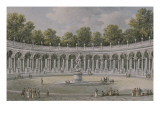 Vue du Bosquet de la Colonnade  situé dans les jardins de Versailles  et au centre duquel se voit