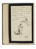 Volume I : Lettre-autographe   Juin 1883 pendant mon second stage au Mans