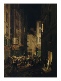 Episode de la révolution de 1830  journée de juillet - Louis-Philippe  duc D'Orléans  venant de