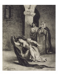 "Hamlet" : Le Chant et la folie d'Ophélie 3ème état 1834-1843