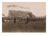 coupe Gordon-Bennett 1903 Irlande La musique militaire (band) à Bellyshannon