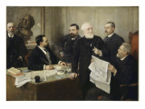 A"La République française" Portraits de Jules Roche député ; Joseph Reinac