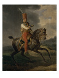 Louis-Philippe Ier  alors duc d'Orléans  en uniforme de colonel du 1er régiment de Hussards