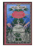 Jules Verne  Cover of "Around the World in 80 Days" and "Doctor Ox"
