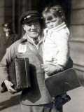 A Porteur in a Railway Station During the Easter Holidays Period
