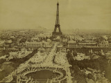Paris  1900 World Exhibition  View of the Champ De Mars from the Trocadero