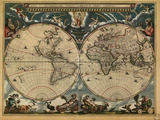 World Map  c1664
