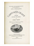 Jules Verne  "The Children of Captain Grant"  Flyleaf
