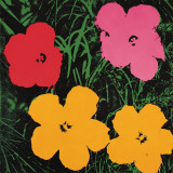 Flowers  c1964 (1 red  1 pink  2 yellow)