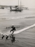 Actress Daniela Parola Waterskiing