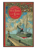 Jules Verne  "From the Earth to the Moon"  Cover