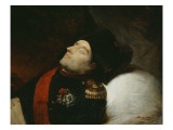 Mauzaisse  Napoleon on His Death Bed