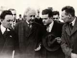 Einstein Upon His Arrival in Anvers  1933