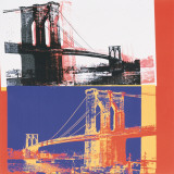 Brooklyn Bridge  c1983 (black bridge/white background)