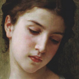 Head Study of a Young Girl (detail)