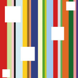 White Square on Stripe (detail)