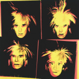 Self-Portrait  c1986 (4 yellow Andys)