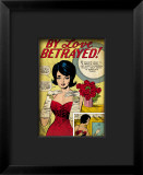 Marvel Comics Retro: By Love Betrayed Comic Panel  Evening Gown and Gloves  with Roses