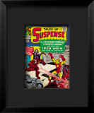 Marvel Comics Retro: The Invincible Iron Man Comic Book Cover 52  Facing the Crimson Dynamo