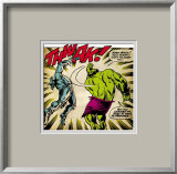 Marvel Comics Retro: The Incredible Hulk Comic Panel  Fighting  Thwak!