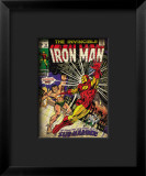 Marvel Comics Retro: The Invincible Iron Man Comic Book Cover 25  Fighting Namor  Sub-Mariner