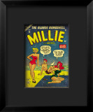 Marvel Comics Retro: Millie the Model Comic Book Cover 45  in Bathing Suit  at the Beach