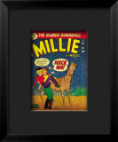 Marvel Comics Retro: Millie the Model Comic Book Cover 34  Getting on a Horse