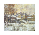 Snow Effect  Sunset