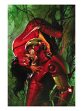 Secret Invasion 3 Cover: Iron Man and Spider Woman
