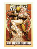 Wolverine Art Appreciation One-Shot Canvas Cover Cover: Wolverine and Emma Frost