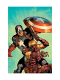 Ultimate Avengers 2 Cover: Hawkeye and Captain America