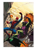 Marvel Age Spider-Man 16 Cover: Spider-Man and Green Goblin