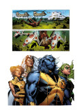 Astonishing X-Men 32 Group: Beast  Brand  Abigail  Armor and Storm