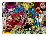 X-Men 1 Pin-up Group: A Villains Gallery