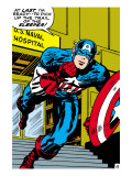 Marvel Comics Retro: Captain America Comic Panel  US naval Hospital