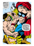 Marvel Comics Retro: Mighty Thor Comic Panel  Hercules