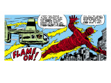 Marvel Comics Retro: Fantastic Four Comic Panel  Human Torch