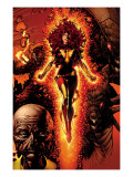 X-Men: Legacy 211 Cover: Dark Phoenix  Brood  Nova and Cassandra