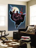 Excalibur 14 Cover: Magneto and Scarlet Witch Flying